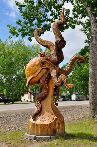 2010 Third Place winner chainsaw carving